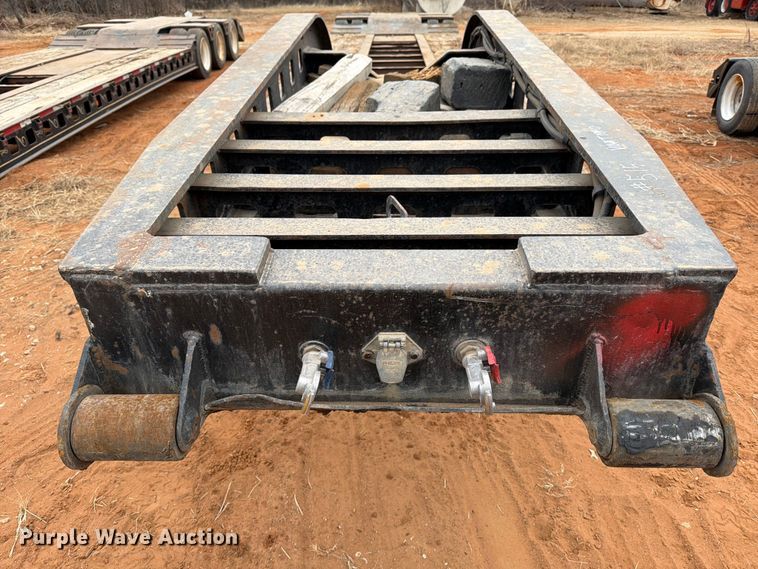 image for item FK2538 1984 Siebert lowboy equipment trailer