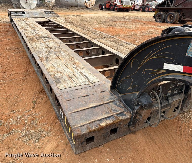 image for item FK2538 1984 Siebert lowboy equipment trailer