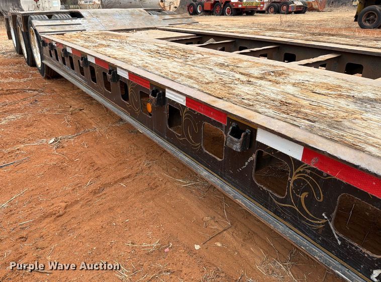 image for item FK2538 1984 Siebert lowboy equipment trailer