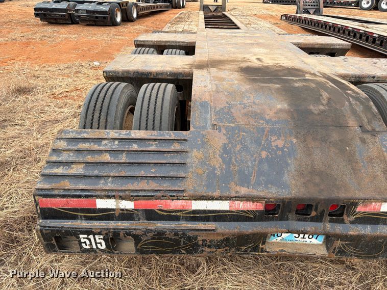 image for item FK2538 1984 Siebert lowboy equipment trailer