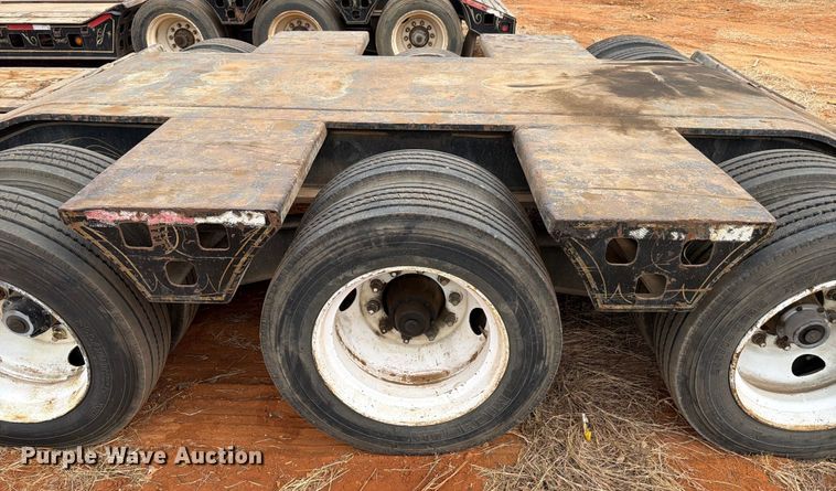 image for item FK2538 1984 Siebert lowboy equipment trailer