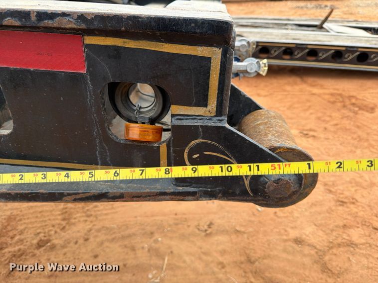 image for item FK2538 1984 Siebert lowboy equipment trailer