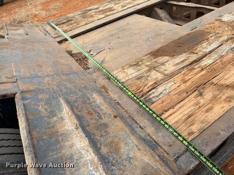 image for item FK2538 1984 Siebert lowboy equipment trailer