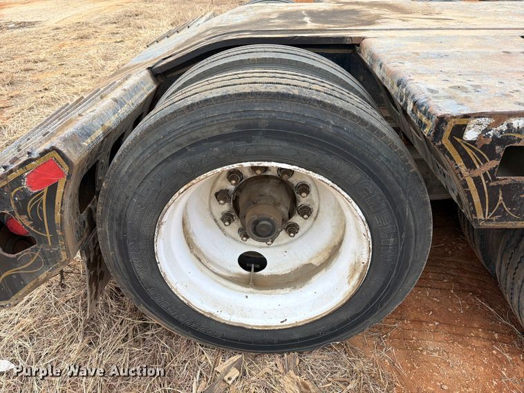 image for item FK2538 1984 Siebert lowboy equipment trailer