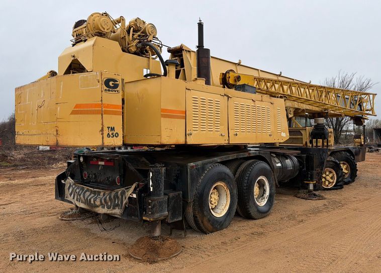 image for item FK2545 1974 Grove TM650 crane truck