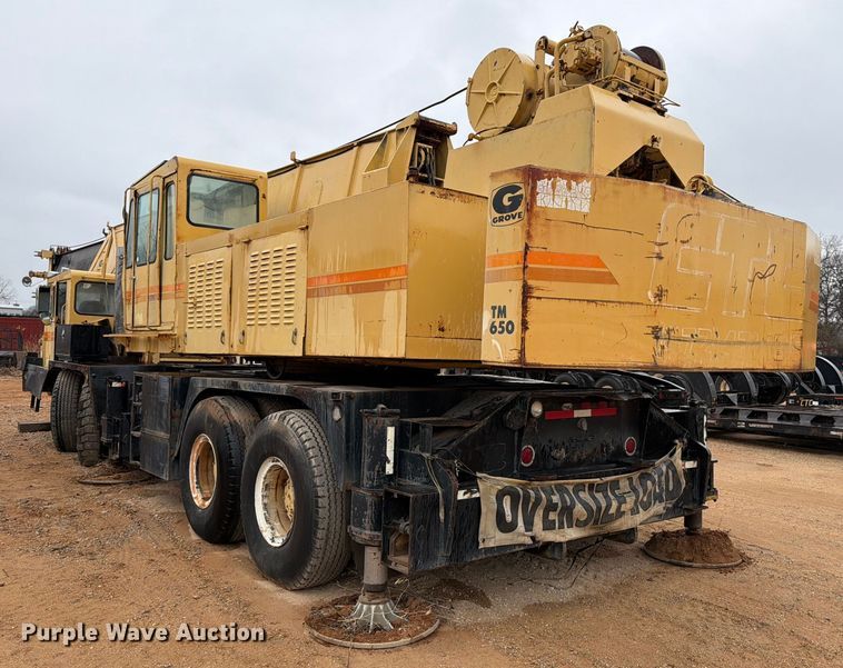 image for item FK2545 1974 Grove TM650 crane truck