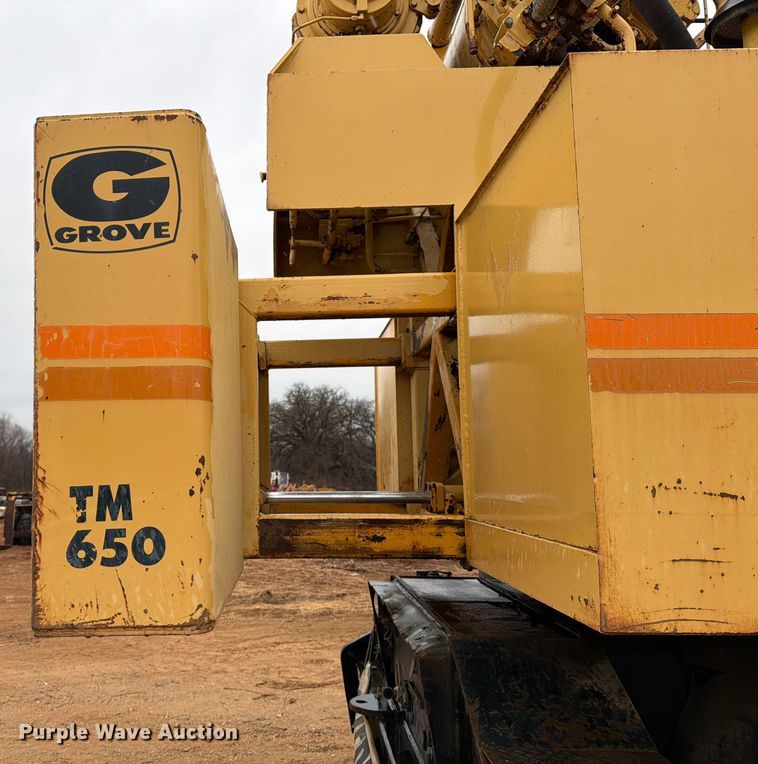 image for item FK2545 1974 Grove TM650 crane truck
