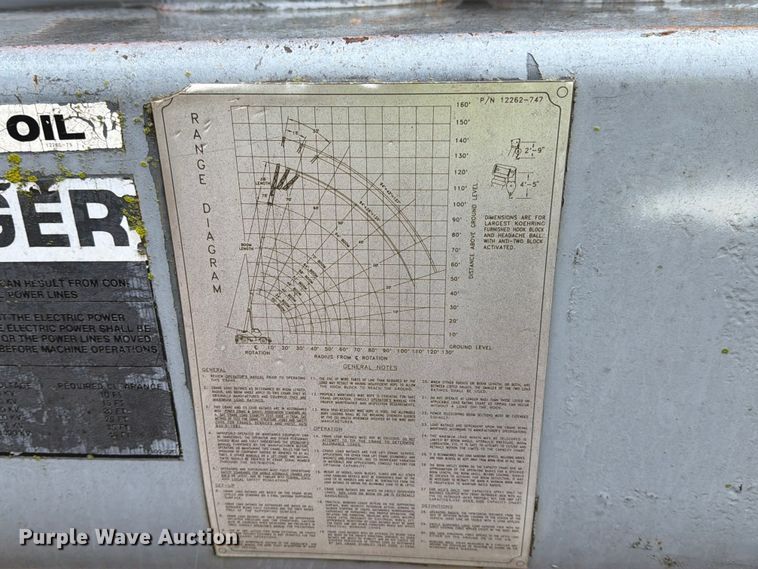 image for item FK2546 Lorain LRT 275D crane