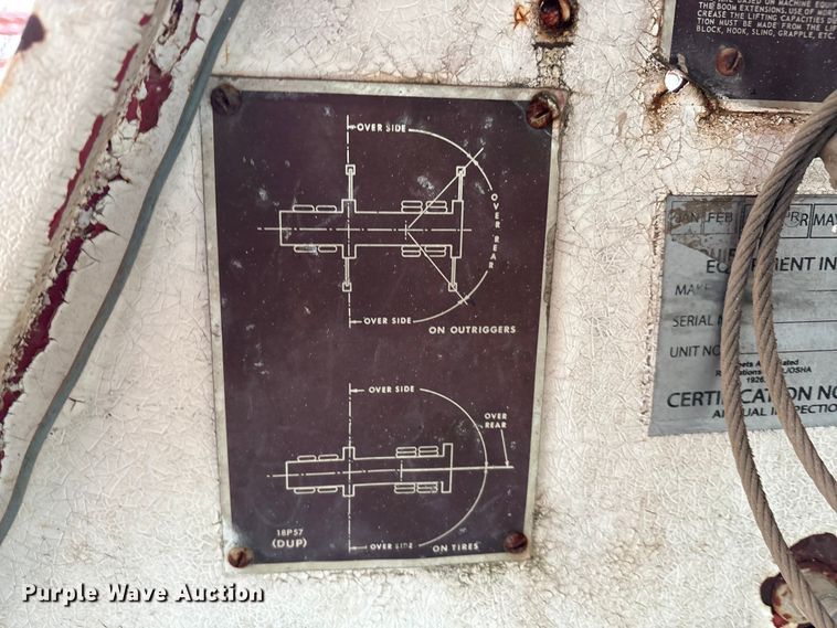 image for item FK2547 1965 Link belt HC-218 crane truck