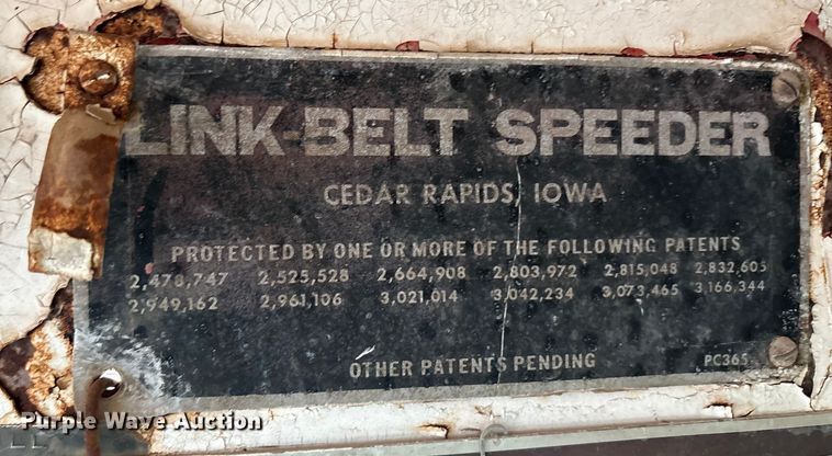 image for item FK2547 1965 Link belt HC-218 crane truck