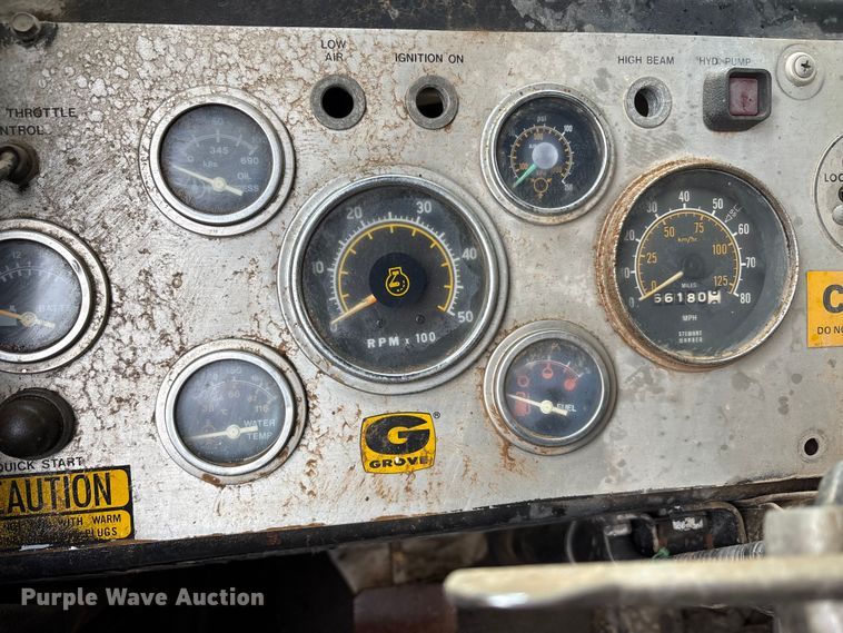 image for item FK2548 1982 Grove 8435G crane truck