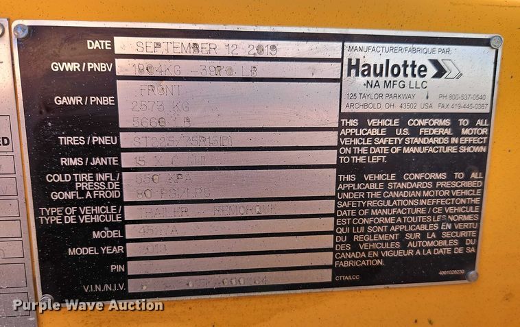 image for item FN5525 Haulotte 4527A boom lift