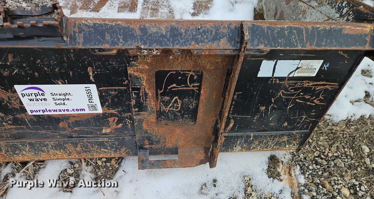 image for item FN5551 Kubota skid steer bucket