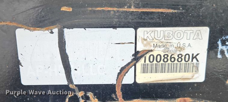 image for item FN5551 Kubota skid steer bucket