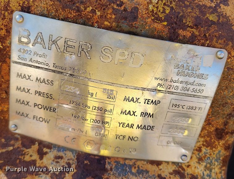 image for item IH9424 Baker SPD mud pump