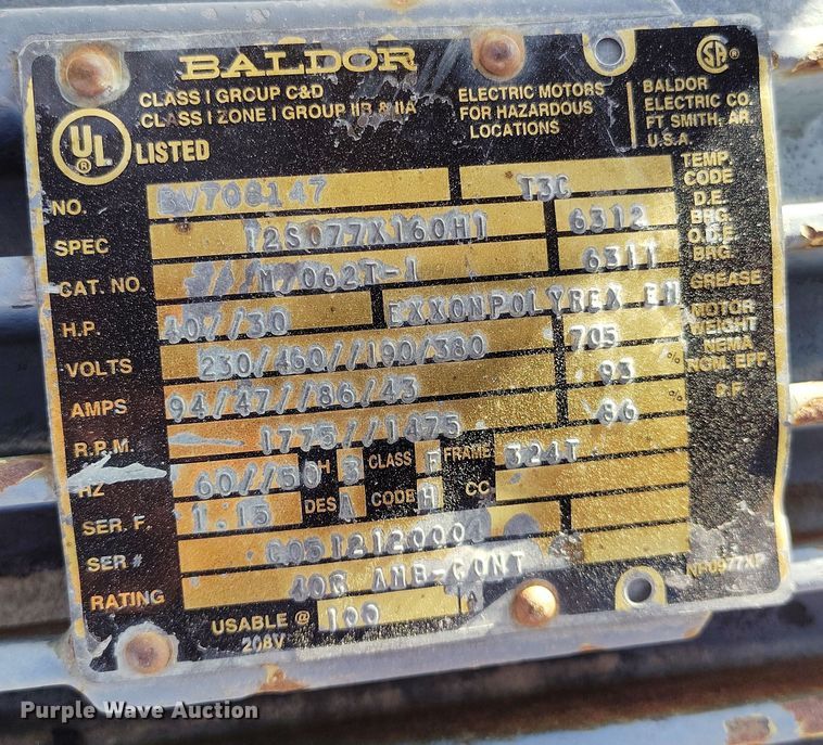 image for item IH9424 Baker SPD mud pump