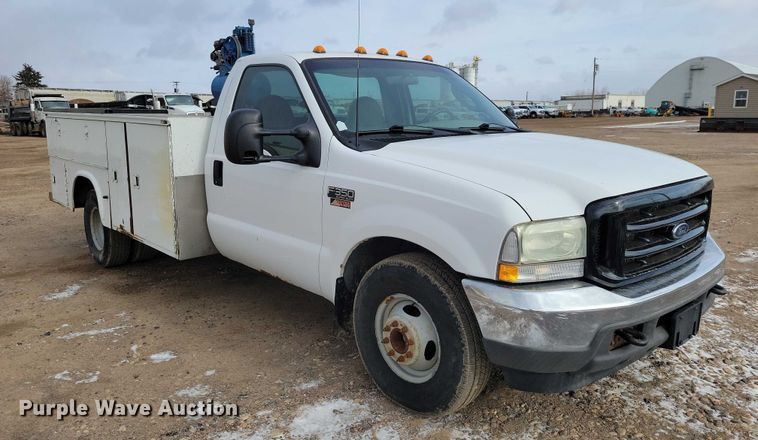 image for item NO9891 2003 Ford F350 Super Duty  utility bed pickup truck