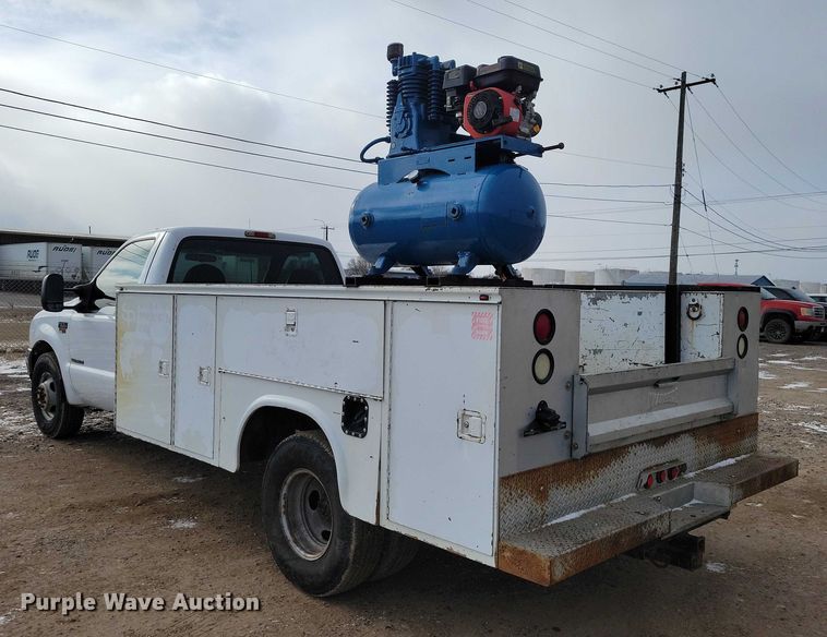 image for item NO9891 2003 Ford F350 Super Duty  utility bed pickup truck