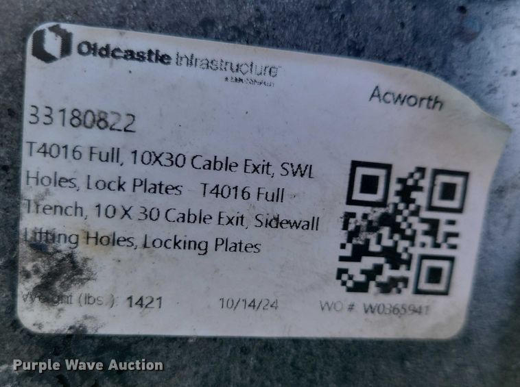 image for item NO9921 (11) Oldcastle T4016 trench boxes