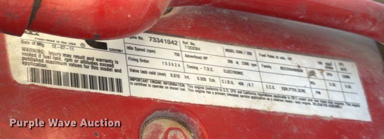 image for item YA1478 2011 Ford F750 Super Duty chipper truck