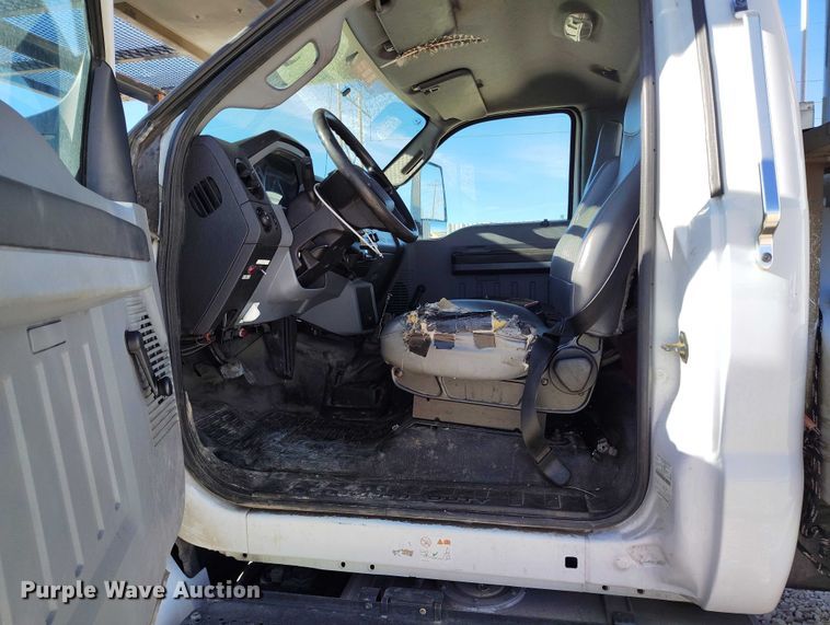 image for item YA1590 2017 Ford F750 Super Duty forestry bucket truck