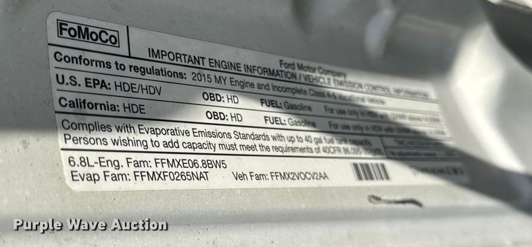 image for item YA1971 2015 Ford F450 Super Duty  bucket truck