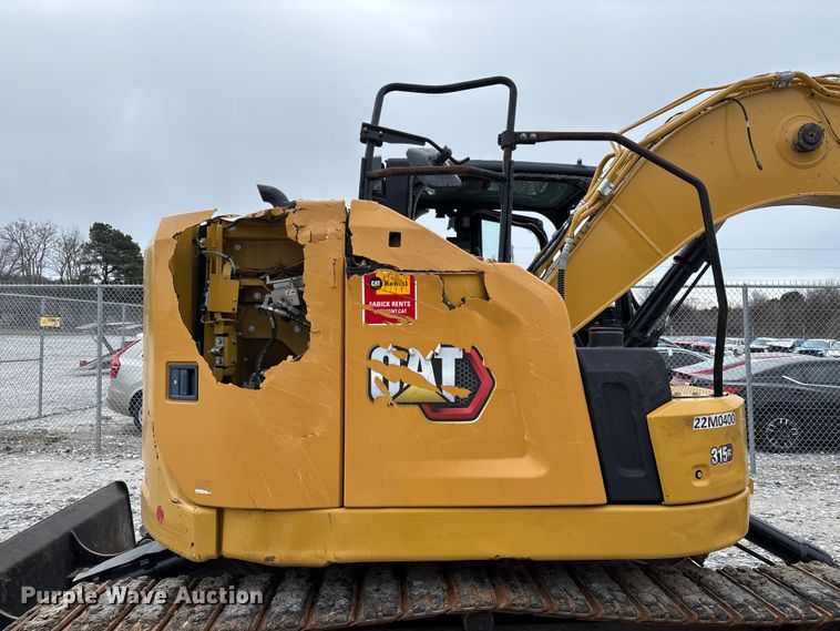 image for item YA2010 2022 Caterpillar 315 GC excavator