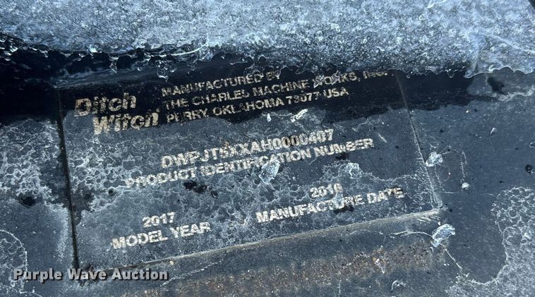 image for item YA2032 2017 Ditch Witch JT5 directional boring unit