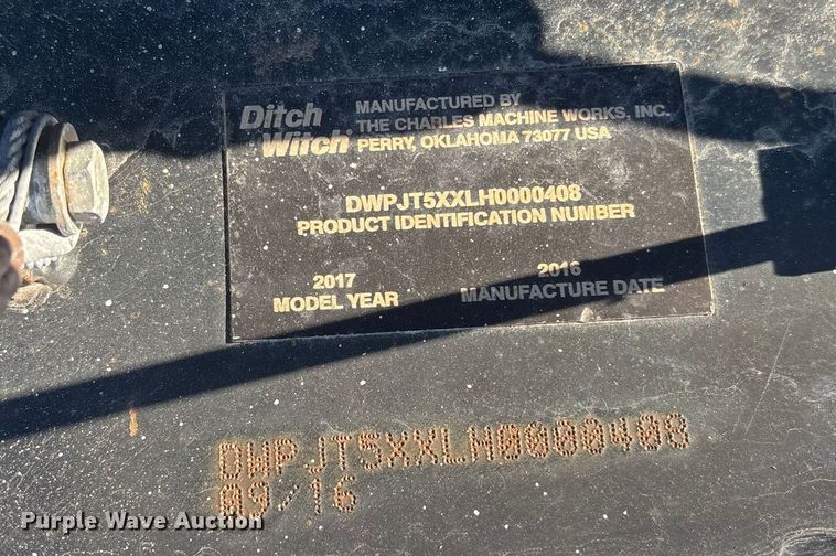 image for item YA2035 2017 Ditch Witch JT5 directional boring unit