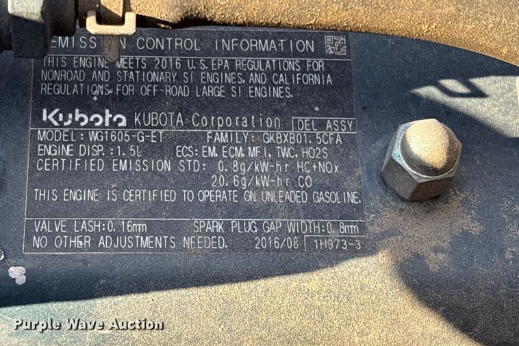 image for item YA2054 2016 Ditch Witch 410SX trencher