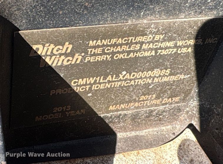 image for item YA2069 2013 Ditch Witch R300 cable plow