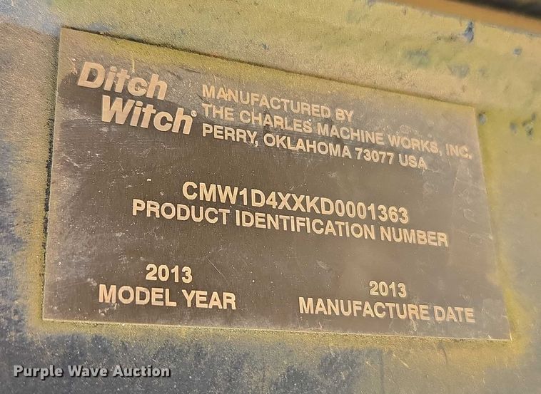 image for item YA2076 2013 Ditch Witch R300 cable plow
