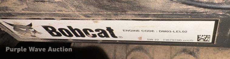 image for item YA2107 2023 Bobcat T86 R-Series tracked skid steer loader