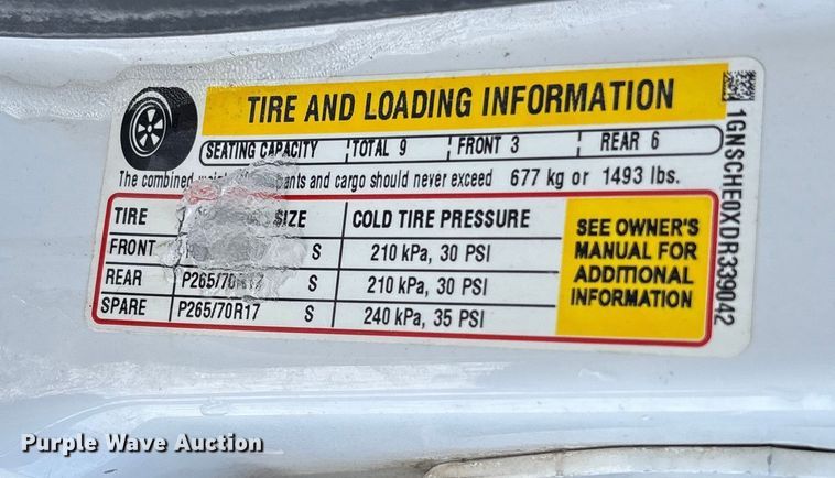 image for item DR2844 2013 Chevrolet Suburban SUV