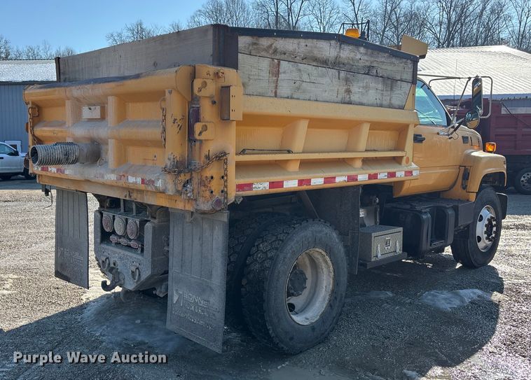 image for item DW7498 2002 GMC C8500 dump truck