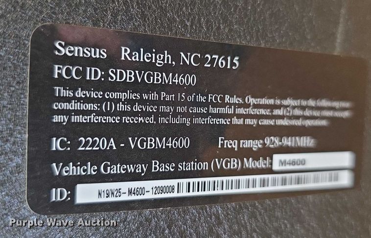 image for item DZ3802 Sensus VGB M4600