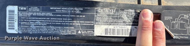 image for item DZ4276 1994 Chevrolet S10 pickup truck