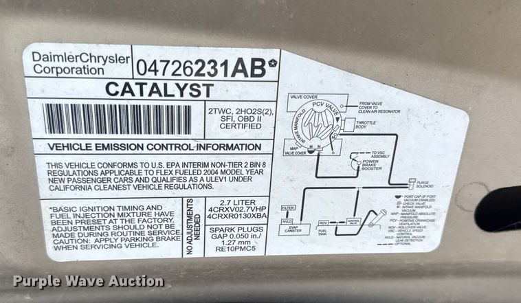 image for item DZ4280 2004 Dodge Stratus  