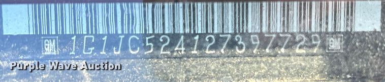 image for item DZ4287 2002 Chevrolet Cavalier Passenger Vehicle