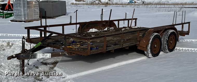 image for item EA2311 1998 Hull Trailer MFG utility trailer