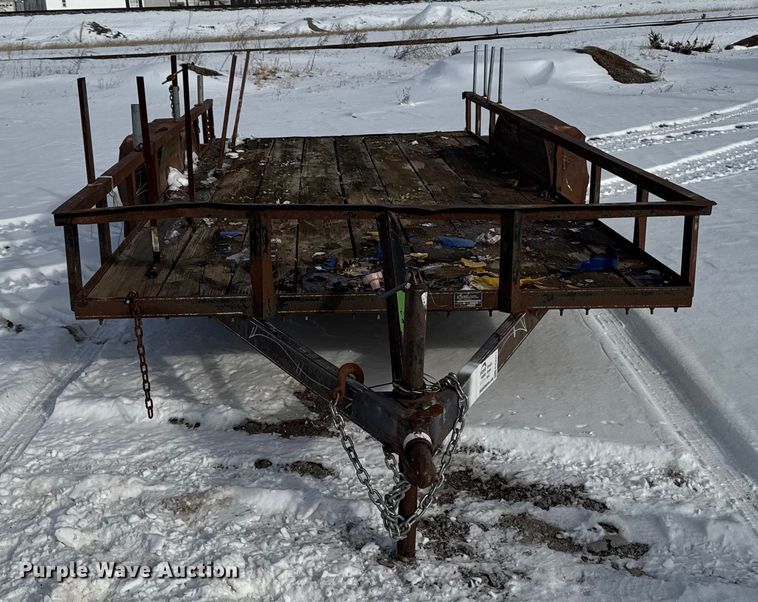 image for item EA2311 1998 Hull Trailer MFG utility trailer