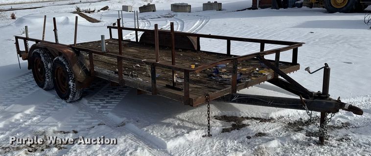 image for item EA2311 1998 Hull Trailer MFG utility trailer