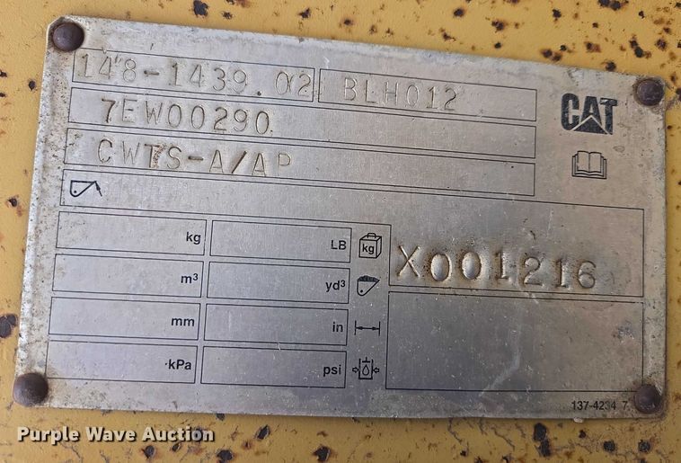 image for item EB1301 2005 Caterpillar 140H VHP Plus motor grader