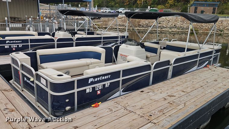 image for item EB8383 2018 Playcraft Clipper 2400 pontoon boat