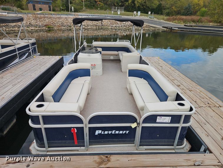 image for item EB8383 2018 Playcraft Clipper 2400 pontoon boat