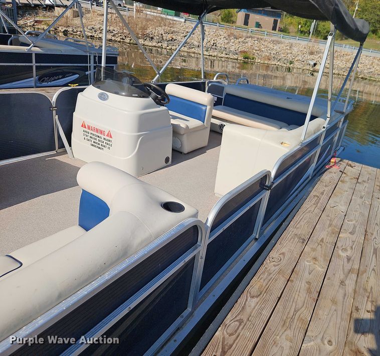 image for item EB8383 2018 Playcraft Clipper 2400 pontoon boat