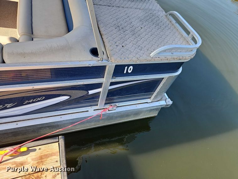 image for item EB8383 2018 Playcraft Clipper 2400 pontoon boat