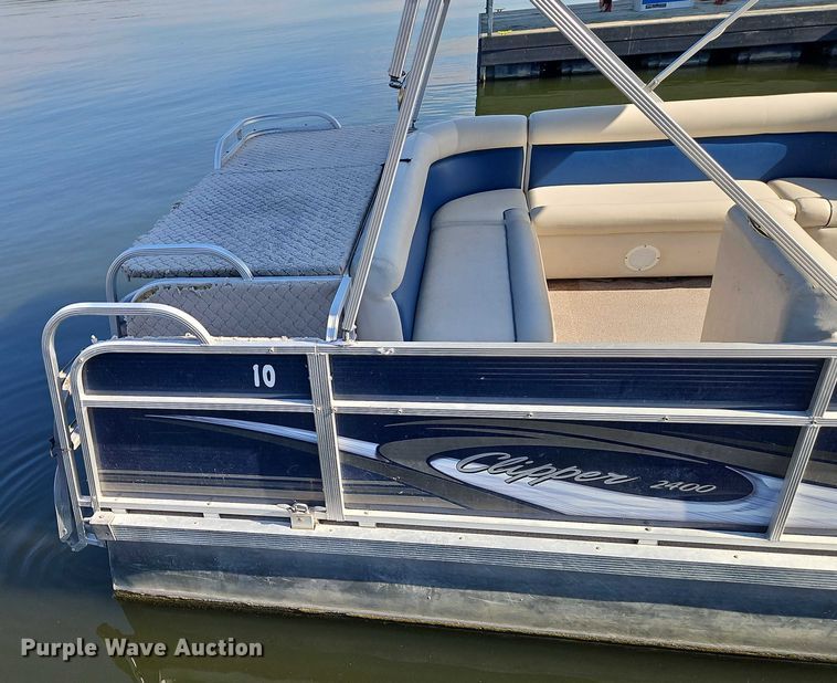 image for item EB8383 2018 Playcraft Clipper 2400 pontoon boat