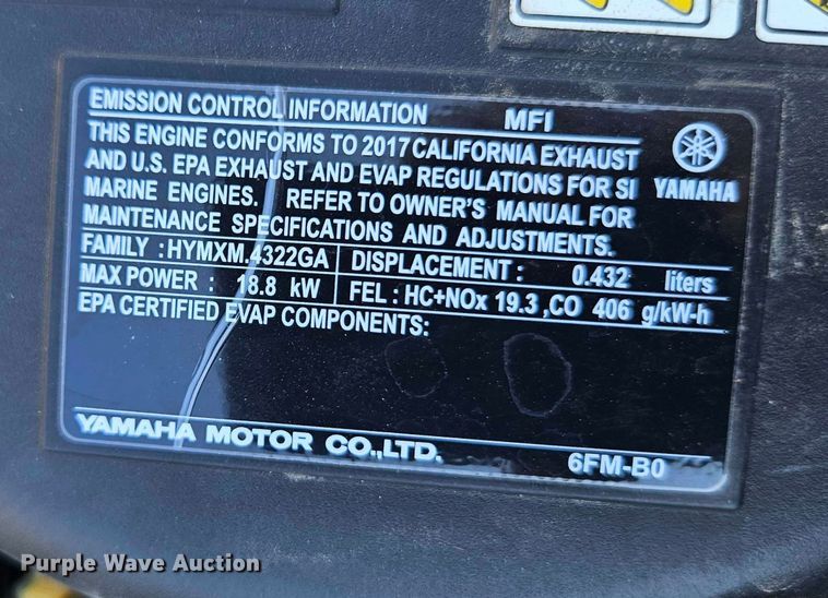 image for item EB8383 2018 Playcraft Clipper 2400 pontoon boat