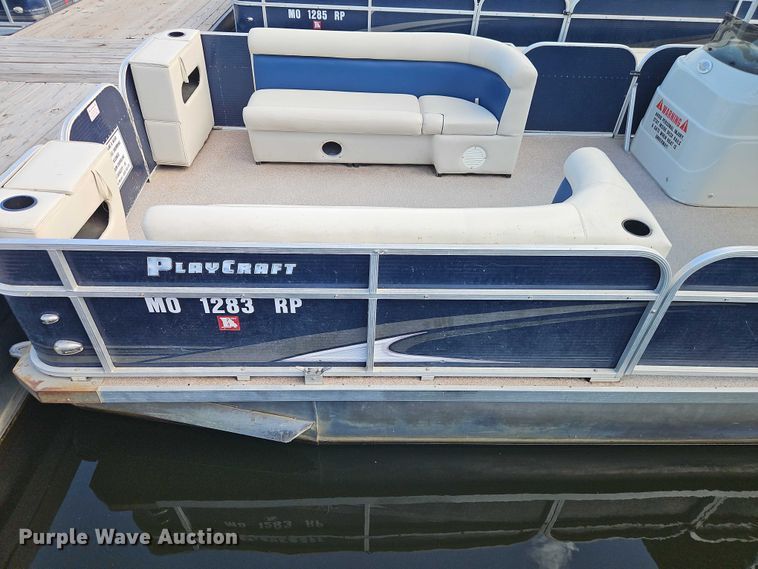 image for item EB8384 2018 Playcraft Clipper 2400 pontoon boat